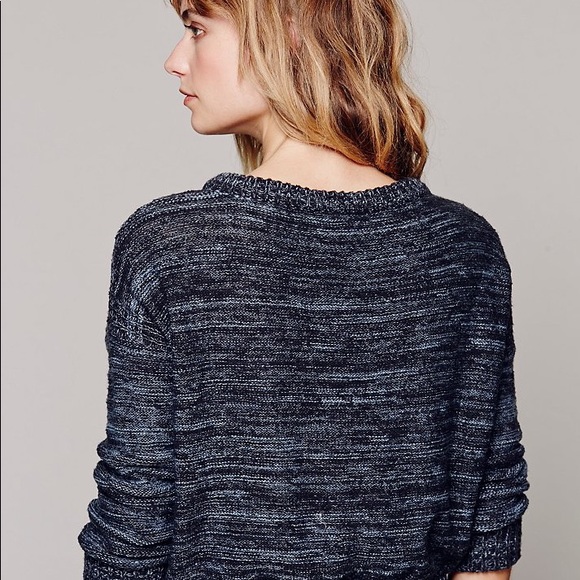 Free People “in my pocket” sweater black size Medium - Picture 2 of 2